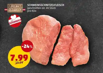 PENNY SCHWEINSSCHNITZELFLEISCH Angebot