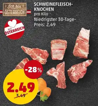 PENNY SCHWEINEFLEISCH- KNOCHEN Angebot