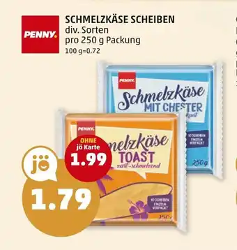 PENNY SCHMELZKÄSE SCHEIBEN 250g Angebot