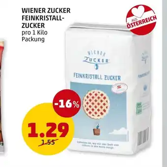 PENNY WIENER ZUCKER FEINKRISTALL- ZUCKER  1 Kilo Angebot