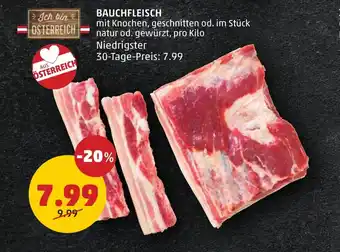 PENNY BAUCHFLEISCH Angebot