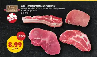 PENNY GRILLSPEZIALITÄTEN VOM SCHWEIN Angebot