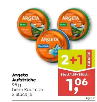 ADEG Argeta Aufstriche 95g Angebot