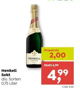ADEG Henkell Sekt 0.75 Liter Angebot