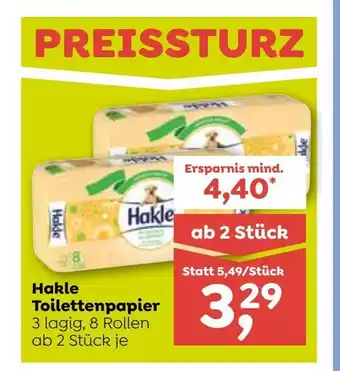 ADEG Hakle Toilettenpapier Angebot