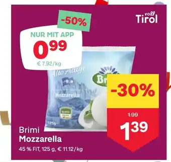 MPreis Mozzarella 125g Angebot