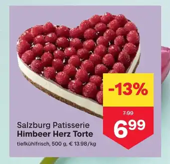 MPreis Himbeer Herz Torte 500 g Angebot