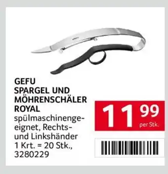Transgourmet GEFU SPARGEL UND MÖHRENSCHÄLER ROYAL Angebot