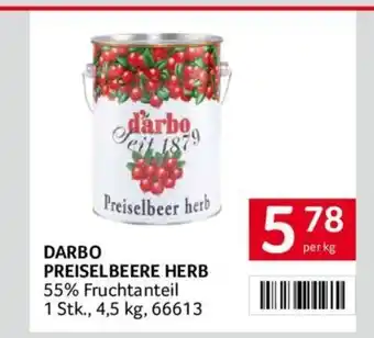 Transgourmet DARBO PREISELBEERE HERB Angebot