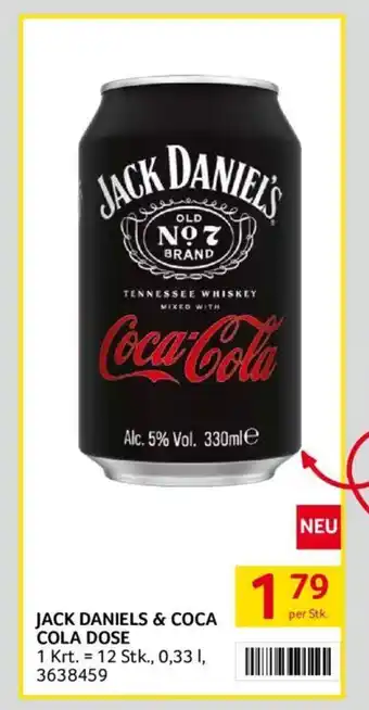 Transgourmet JACK DANIELS & COCA COLA DOSE Angebot