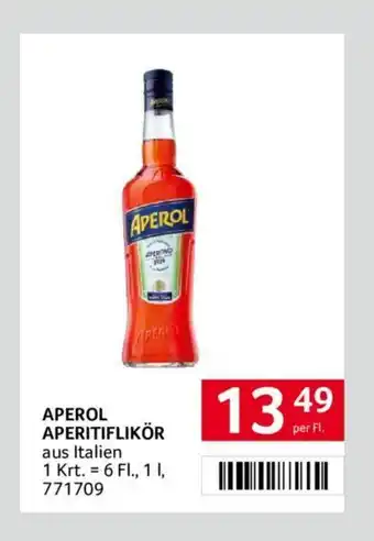 Transgourmet APEROL APERITIFLIKÖR Angebot