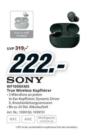 Media Markt True Wireless Kopfhörer Angebot