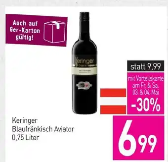Sutterlüty Keringer Blaufränkisch Aviator 0.75 Liter Angebot