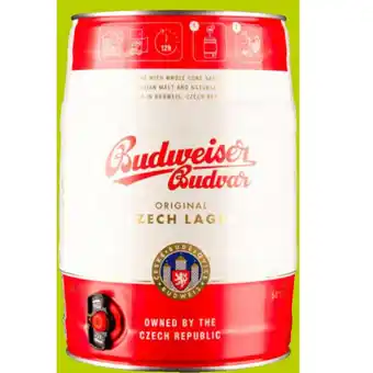 Eurospar Budweiser Budvar Original Lager EUROSPAR 5 Liter 1 Packung Angebot