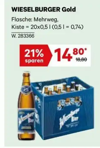 Lagerhaus WIESELBURGER Gold Angebot