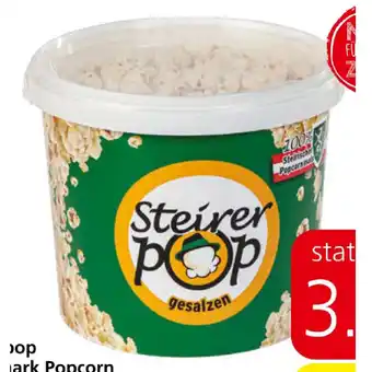 Eurospar Steirerpop Steiermark Popcorn Eimer Salzig EUROSPAR 185 Gramm 1 Packung Angebot