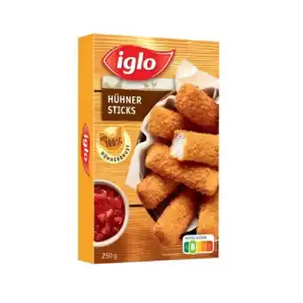 Spar iglo Hühner Sticks oder Hühner Nuggets versch. Sorten SPAR 1 Packung Angebot