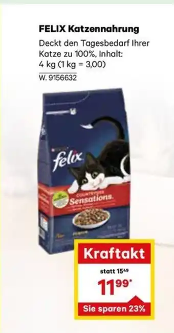 Lagerhaus FELIX Katzennahrung Angebot