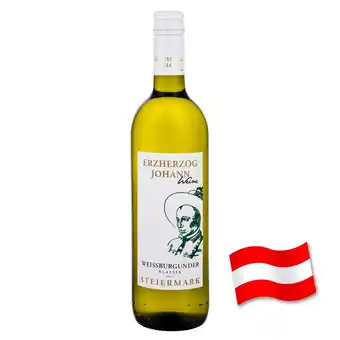 Billa Erzherzog Johann Chardonnay od. Weißburgunder Klassik BILLA 0.75 Liter 1 Flasche Angebot