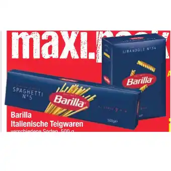 Maximarkt Barilla Italienische Teigwaren versch. Sorten Maximarkt 500 Gramm 1 Packung Angebot