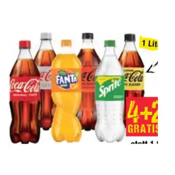 Maximarkt Coca-Cola, Coca-Cola light, Coca-Cola Zero, Coca-Cola Lemon Zero, Coke Zero Zero, Fanta oder Sprite Maximarkt 1 Liter 1 Flasc Angebot