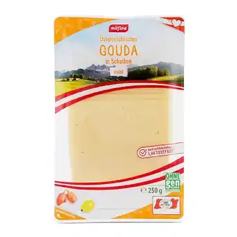 Hofer Milfina Gouda Scheiben versch. Sorten HOFER 1 Packung Angebot