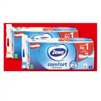 Unimarkt Zewa Comfort Toilettenpapier 3-lagig versch. Sorten Unimarkt 10 Stück 1 Packung Angebot