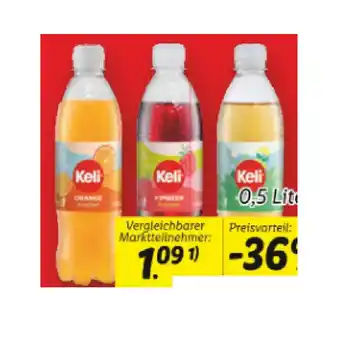 Lidl Keli Limonade versch. Sorten Lidl 0.50 Liter 1 Flasche Angebot