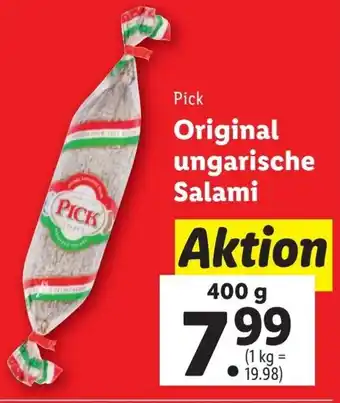 Lidl Original ungarische Salami 400g Angebot