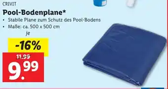 Lidl Pool-Bodenplane Angebot