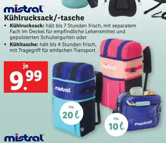 Lidl Kühlrucksack/-tasche Angebot