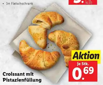 Lidl Croissant mit Pistazienfüllung Angebot