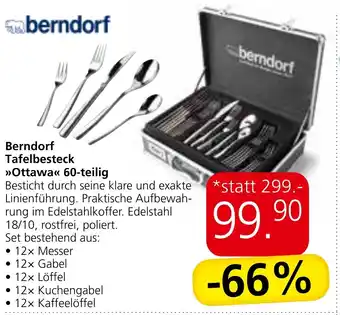 Eurospar Berndorf Tafelbesteck Ottawa 60-teilig Angebot