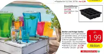 Eurospar Becher und Krüge Samba Angebot