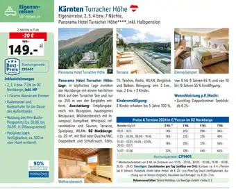 Lidl Reisen Kärnten Turracher Höhe Angebot