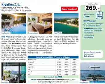 Lidl Reisen Kroatien Zadar Angebot