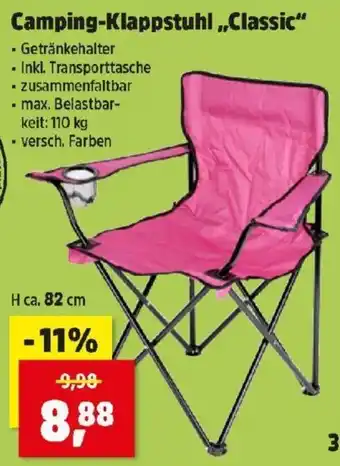 Thomas Philipps Camping-Klappstuhl Classic Angebot