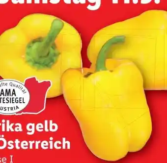 Lidl Paprika gelb Angebot