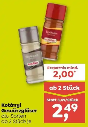 ADEG Kotányi Gewürzgläser Angebot