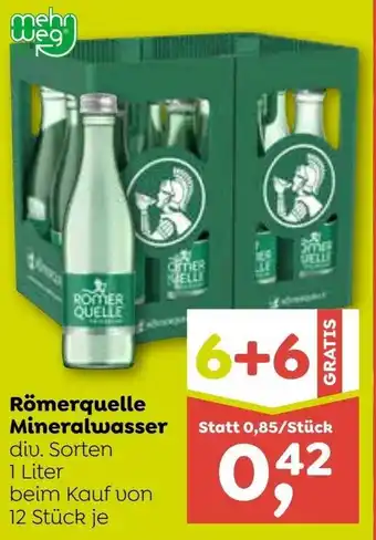 ADEG Römerquelle Mineralwasser 1L Angebot