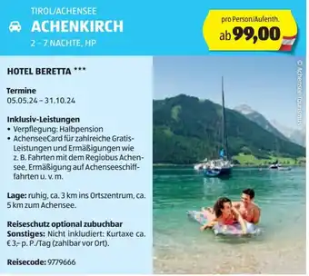 Hofer Reisen ACHENKIRCH Angebot