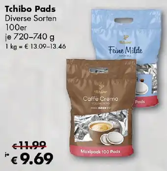 Travel FREE Tchibo Pads 720-740g Angebot