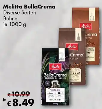 Travel FREE Melitta BellaCrema 1000g Angebot