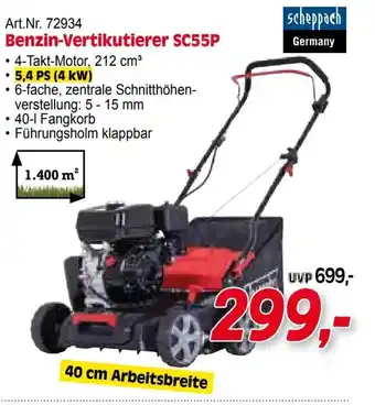 Zgonc Benzin-Vertikutierer SC55P Angebot