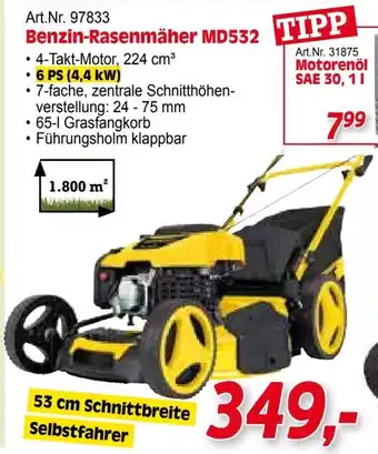 Zgonc Benzin-Rasenmäher MD532 Angebot