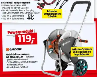 Bauhaus Gardena Schlauchwagen-Set AquaRoll M Angebot