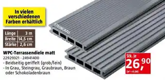 Bauhaus WPC-Terrassendiele matt Angebot