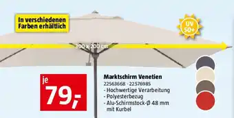 Bauhaus Marktschirm Venetien Angebot