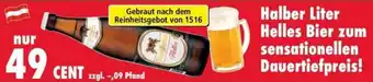 Norma Halber Liter Helles Bier Angebot