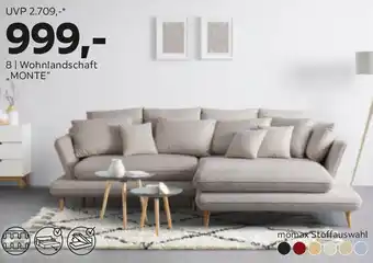 Mömax Wohnlandschaft „MONTE Angebot